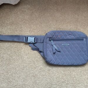 Vera Bradley Gray Quilted Crossbody Bag